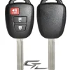 Toyota remote head rugged replacement DURASHELL case, shell with blank key by Car & Truck Remotes