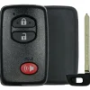 Toyota 3 Button Smart Remote Replacement Shell by Car & Truck Remotes