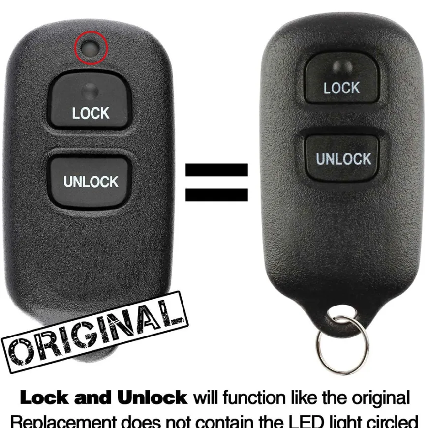 2000 Toyota Camry Remote Key Fob (dealer installed) by Car & Truck Remotes