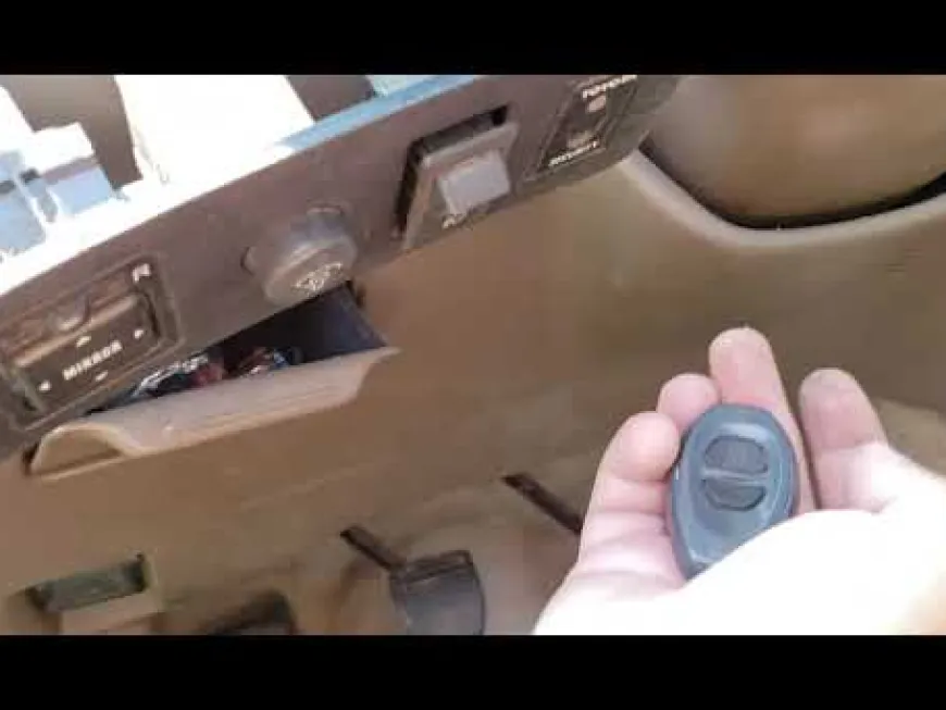 1990 Toyota Corolla Remote Key Fob (Dealer Installed) Black by Car & Truck Remotes