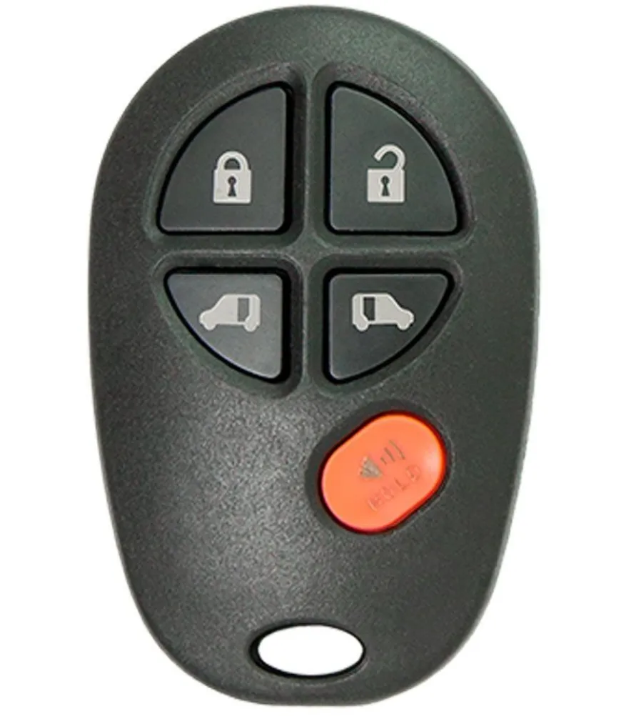 2020 Toyota Sienna LE Remote Key Fob w/ 2 Power Side Doors - Refurbished